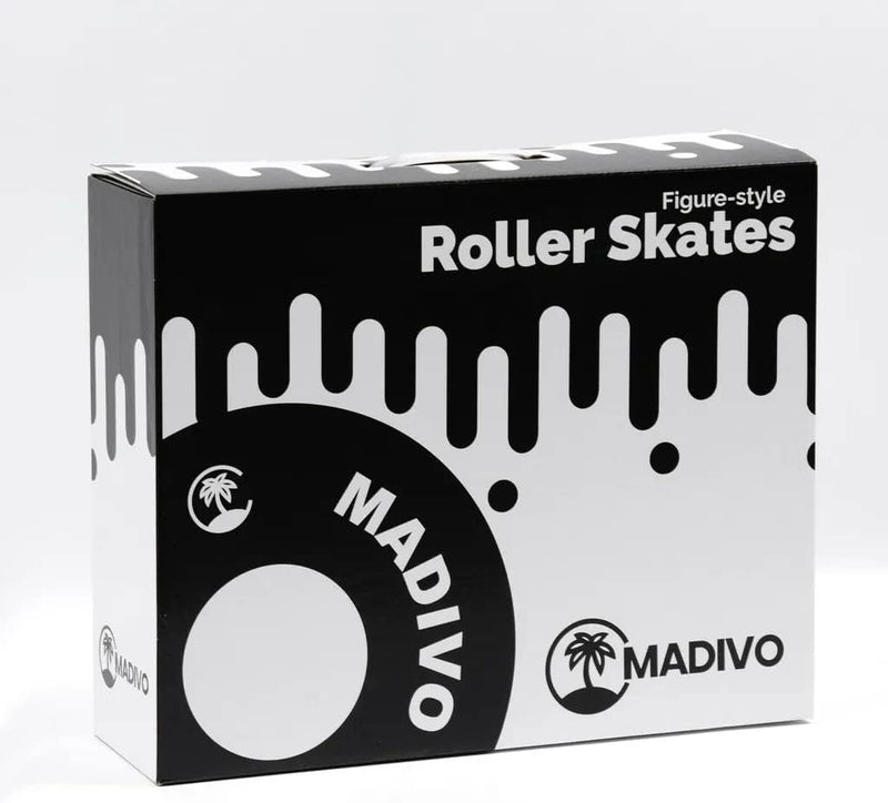 Load image into Gallery viewer, Madivo Pastel Klassieke retro rolschaatsen voor dames | ABEC-7 kogellagers | meisjes rolschaatsen, skeelers| blauw/koraal | maat 35, 36, 37, 38, 39, 40, 41

