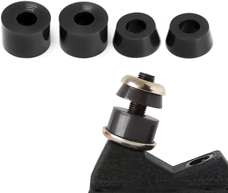 Laden Sie das Bild in Galerie -Viewer, Skateboard bushings set - 4 stuks stuurrubbers standaard cilinder voor truck, longboard-accessoires reserveonderdelen cups, beste skateboardbushings om te vervangen, perfect
