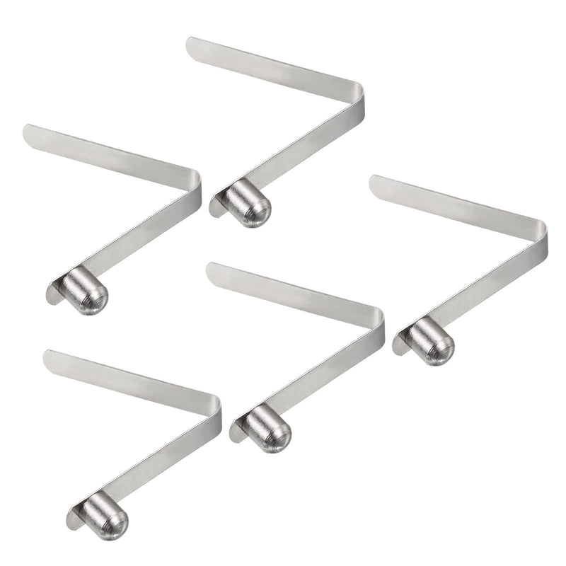 Laad afbeelding in Galerijviewer, Veerklemmen voor telescopische buizen 8x6,5 mm (5 stuks) - Kajak peddel borgpennen - Tentpaal borgclips staal
