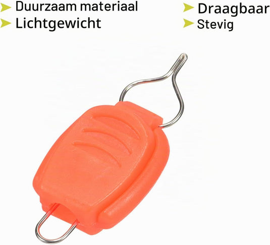 Schnurhalter 10 Stück für Baitcasting-Rollen schwarz – Schnurclips – Angelschnurstopper – Angelzubehör