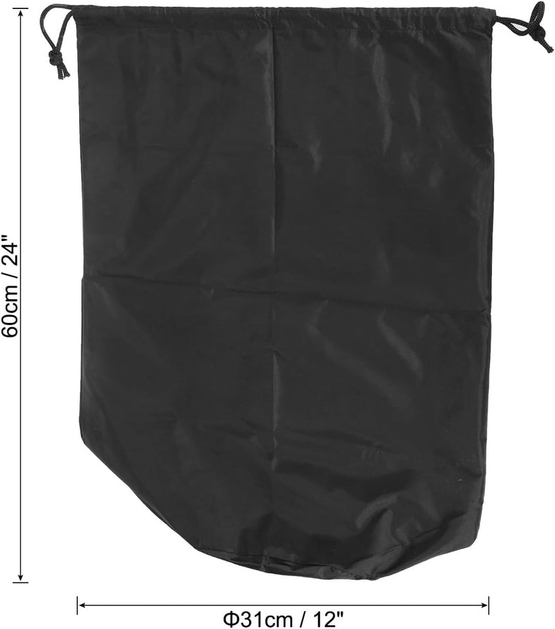 Chargez l'image dans la visionneuse de la galerie, Waterdichte opbergzak 16 x 32 cm met trekkoord zwart – stuff sack – camping accessoires
