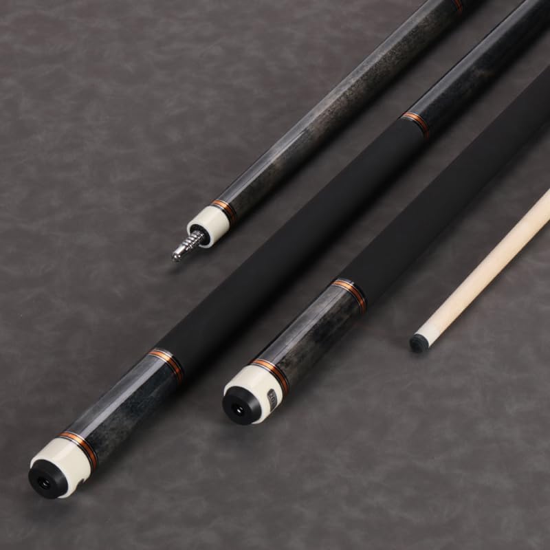 Laden Sie das Bild in Galerie -Viewer, Biljartkeu 147 cm 19-20 oz – Canadese Esdoorn Pool Cue 12,5 mm Tip – Leren Grip
