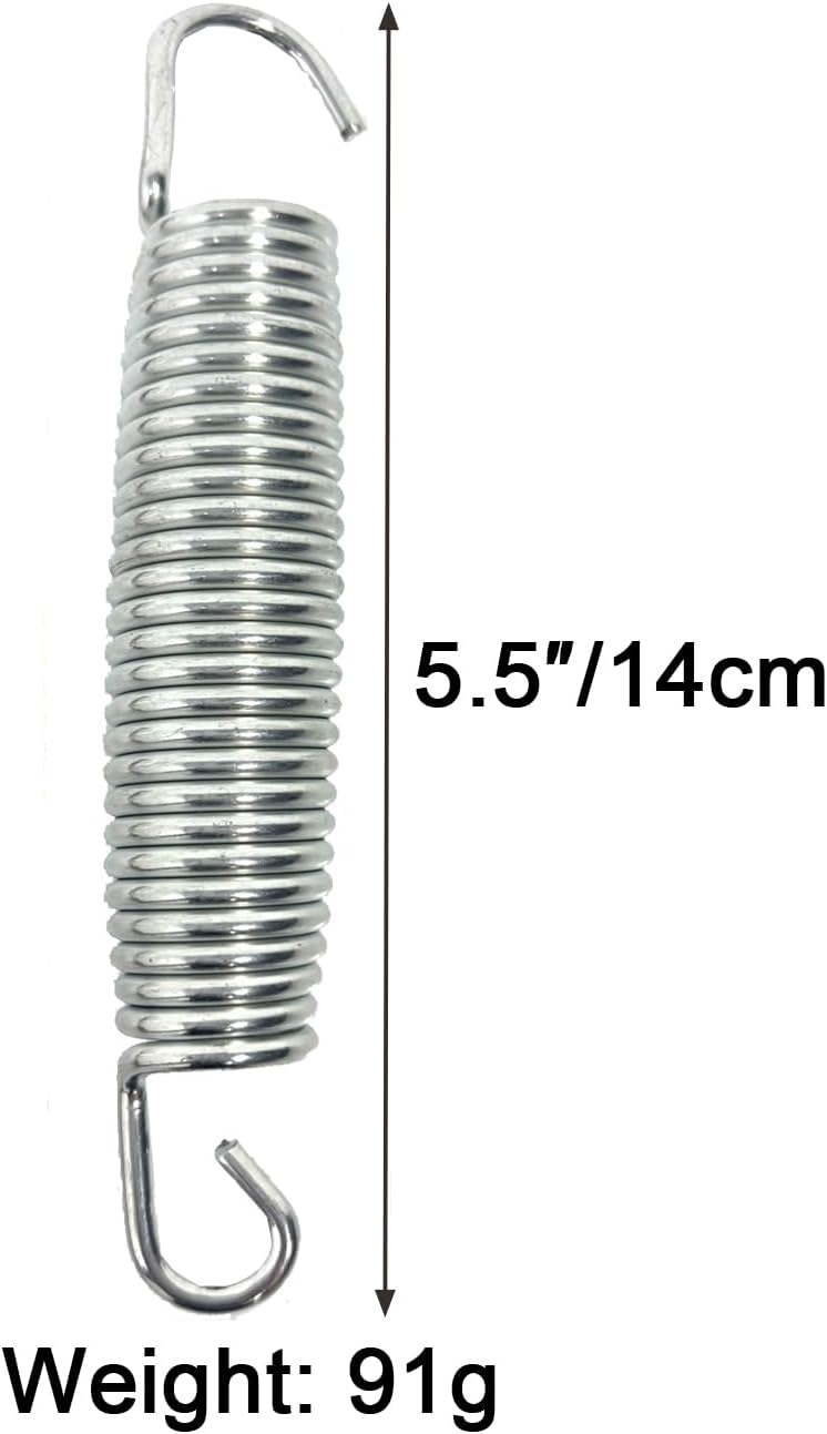 Laden Sie das Bild in Galerie -Viewer, Trampolineveer 140 mm van verzinkt staal – vervangingsveer – trampoline accessoires
