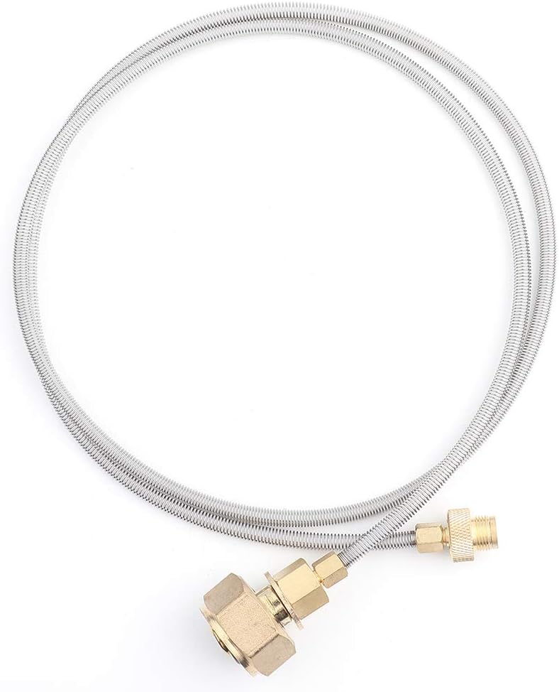 Laad afbeelding in Galerijviewer, Gastank Hoofd Adapter Outdoor Camping Fornuis Gebruik Gas Tank Transfer Slang Connector Conversiekop Adapter voor Camping Picknick
