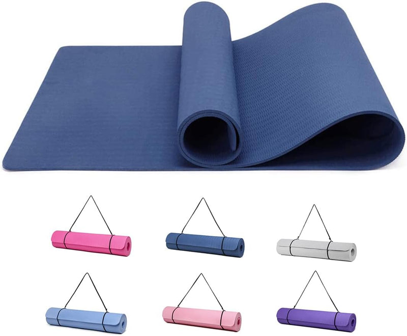 Laden Sie das Bild in Galerie -Viewer, Yogamat TPE antislip 6 mm met draagriem
