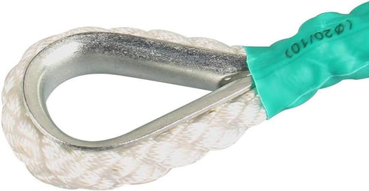 Cordage d’amarrage en nylon à double tressage, 91 mètres, 12 mm, pour amarrer et sécuriser – aussière – cordage d’amarrage