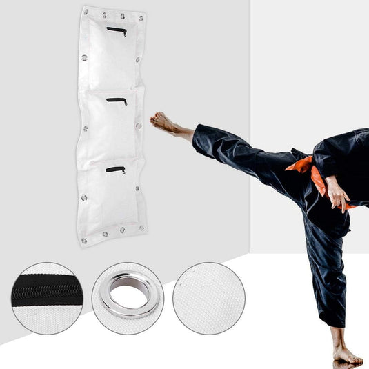 Lege zandzak Wandgemonteerde canvas bokszak met rits voor vechtsport Muay Thai Kung Fu Makiwara