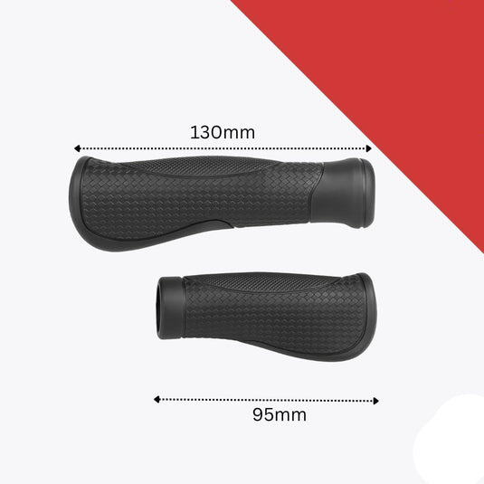 Ergonomische fietshandvatten 22 mm voor draaigreepschakeling
