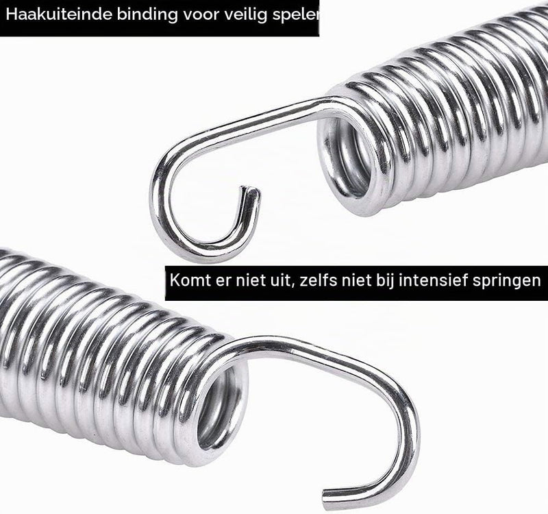 Załaduj obraz do przeglądarki galerii, Trampolineveren 10 stuks 12,7-18 cm met veertrekker – vervangingsveren – trampoline accessoires
