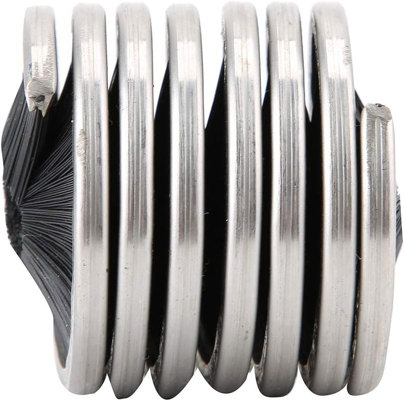 Laden Sie das Bild in Galerie -Viewer, Touwreiniger 8-13 mm – Nylon Reinigingsborstel voor Klimtouw en Koord – Roestvrij Staal – Outdoor Speleologie – Zwart
