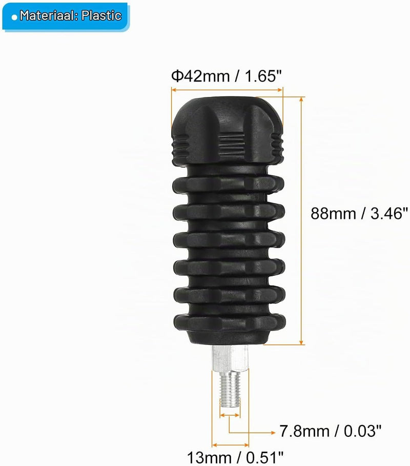 Laden Sie das Bild in Galerie -Viewer, Boogstabilisator van rubber zwart voor compoundboog – trillingsdemper – boogschieten accessoires
