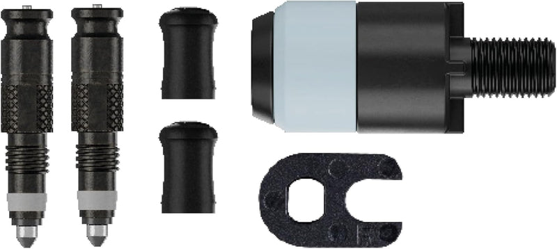 Laden Sie das Bild in Galerie -Viewer, Fietsventiel ombouwset voor SV ventielen met pompkop adapter – ventieladapter – fietsaccessoires
