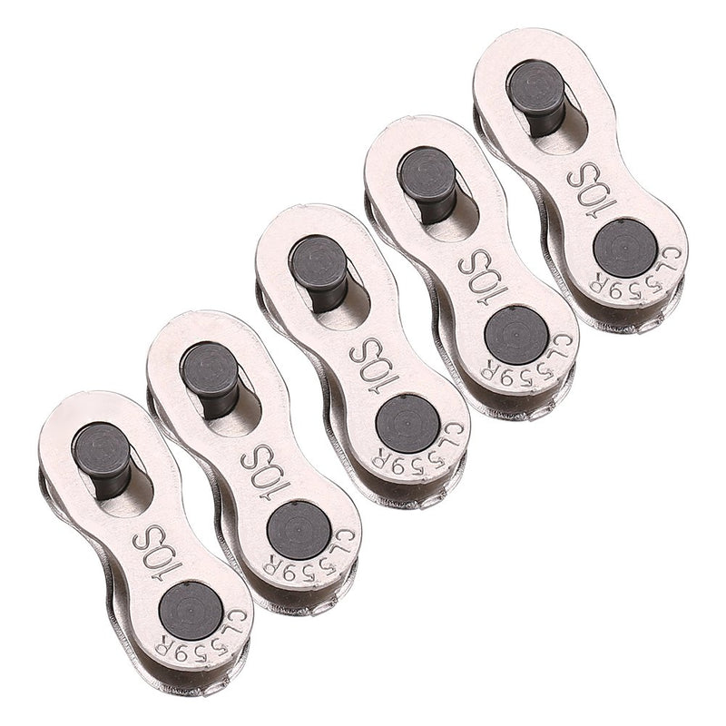 Laad afbeelding in Galerijviewer, Fiets-kettingslot, 5 paar kettingslot fietsketting fietsketting fietsketting, voor 6 7 8 9 10 snelkoppeling (geen standaard 10 snelheid)
