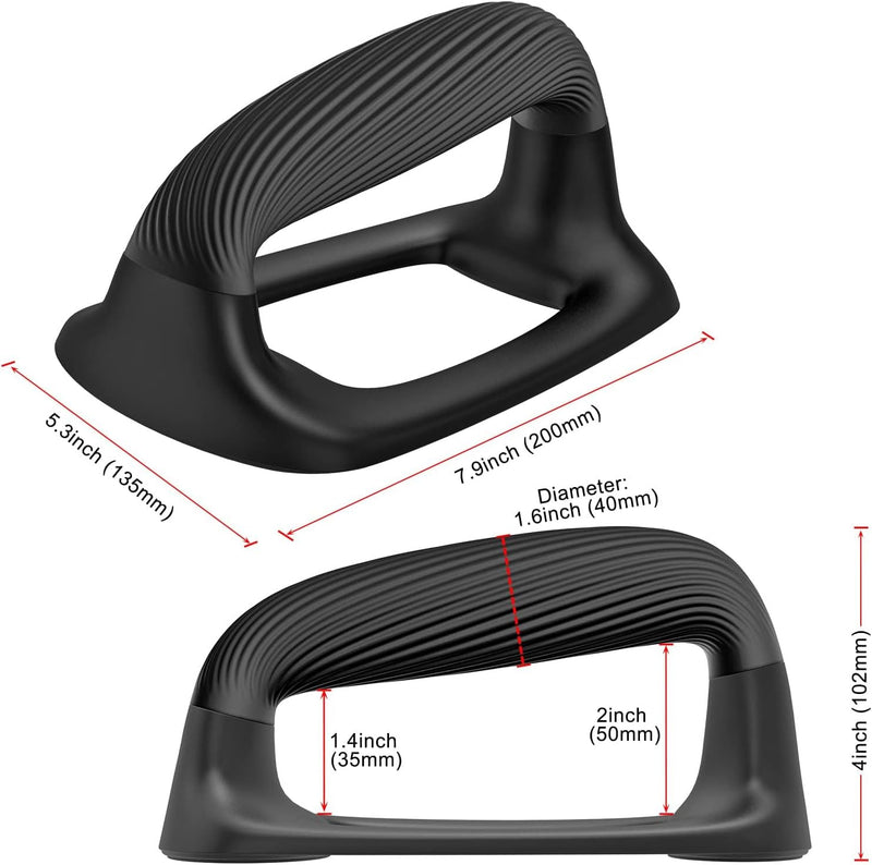 Laad afbeelding in Galerijviewer, Push-up bars met ergonomische handgrepen en antislip basis – opdruksteunen – krachttraining

