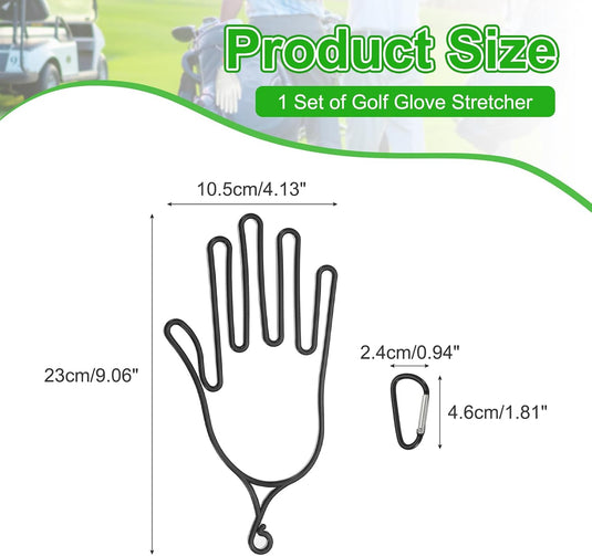 Golfhandschoen houder met ophanghaak – handschoenspanner en droger – golf accessoires