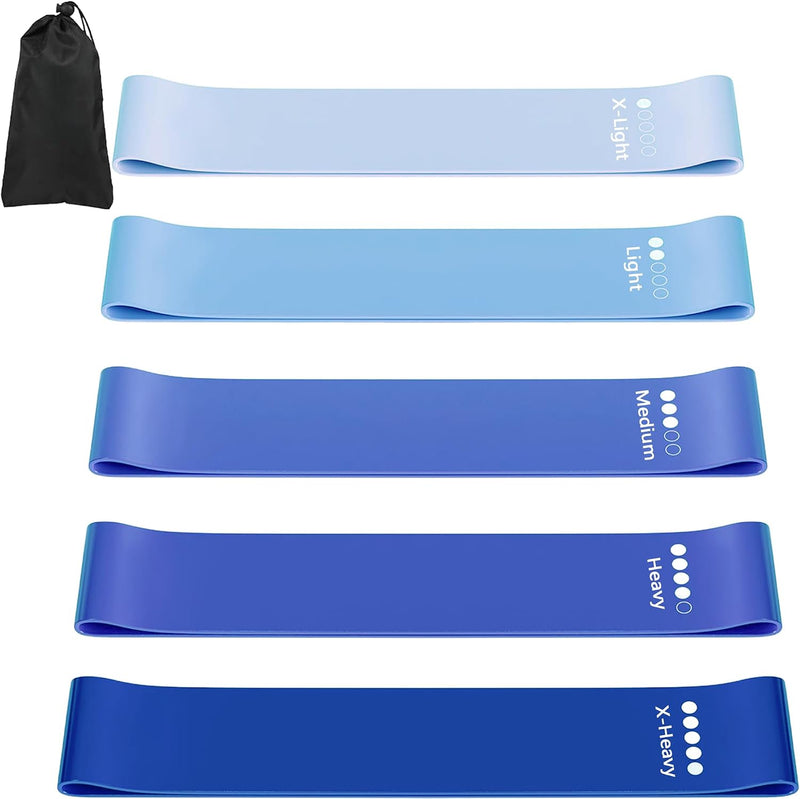 Load image into Gallery viewer, Resistance Band Set Van 5, Hoogwaardige Weerstandsbanden, Resistance Band Set Met Oefeninstructies En Draagtas, Gymnastiekband Voor Yoga, Pilates, Fitness, thuis trainen, stretchen

