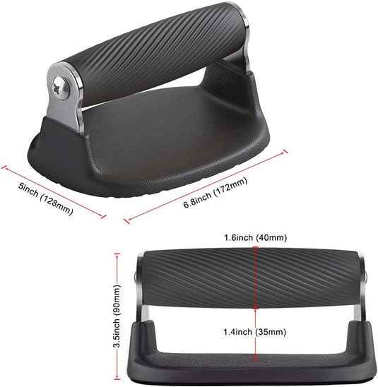 BeneLabel push-up-stangen, push-up-standaard, antislip zachte kunststof push-up-handgrepen, antislip onderlaag, roestvrij stalen steunframe, krachttrainingsapparatuur, perfect voor bodemtraining