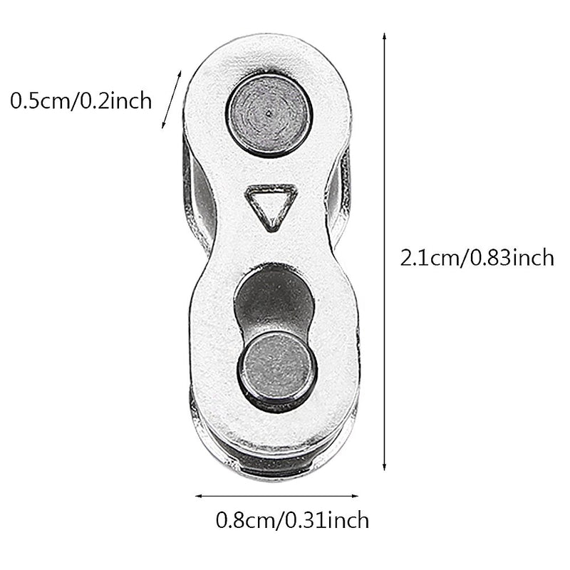 Laad afbeelding in Galerijviewer, Fiets-kettingslot, 5 paar kettingslot fietsketting fietsketting fietsketting, voor 6 7 8 9 10 snelkoppeling (geen standaard 10 snelheid)
