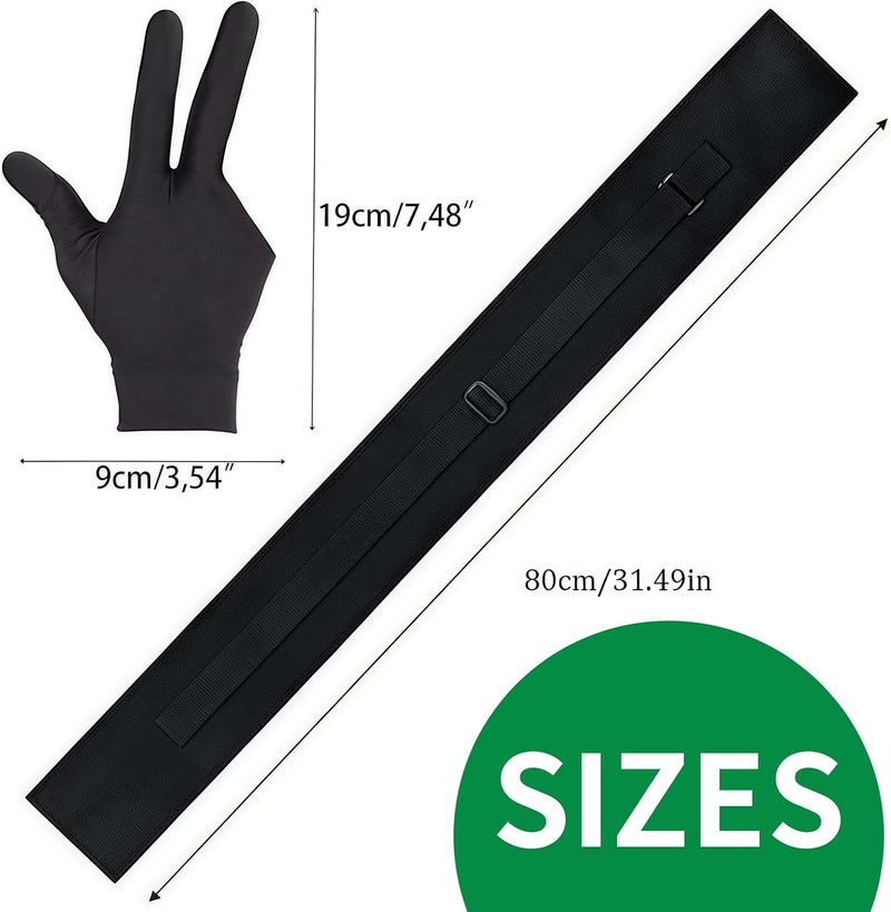 Laden Sie das Bild in Galerie -Viewer, Biljartkeu Tas met Handschoen – Cue Bag voor 1-2 Keuen – Voor Poolbiljart &amp; Snooker
