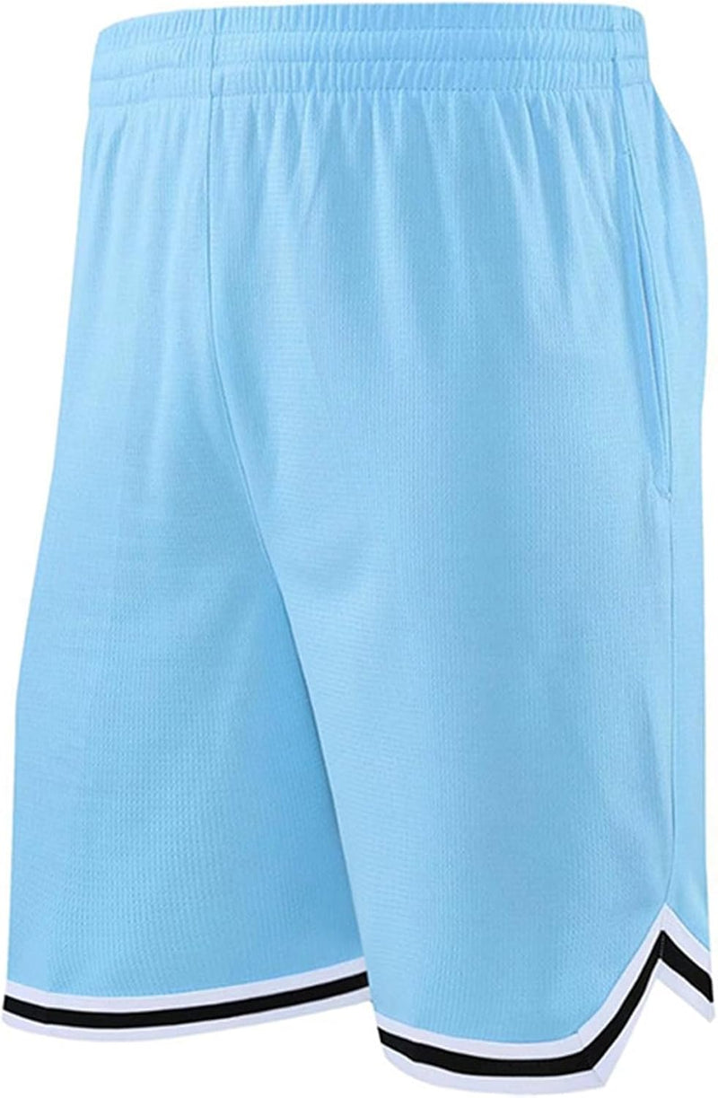 Laden Sie das Bild in Galerie -Viewer, Lange basketbalshort heren van ademend mesh met ritszak – sportshort – fitness broek
