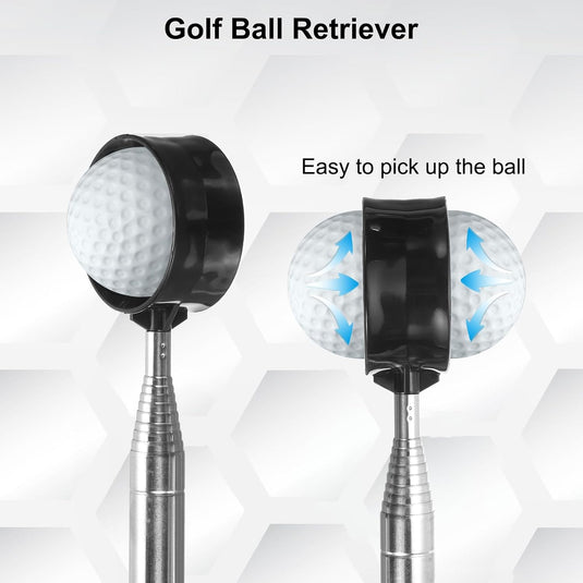 Telescopische golfbal retriever 43-274 cm van roestvrij staal – golfbalvanger – golf accessoires