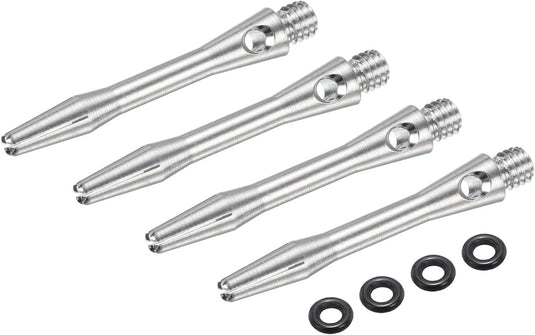 Dartschachten 4 stuks 45 mm van aluminium geel met 2BA schroefdraad – dart shafts – dart accessoires