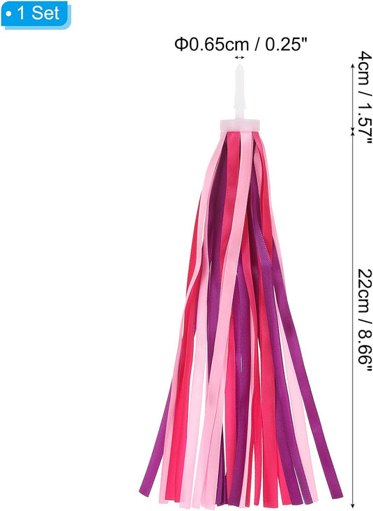 Fiets streamers voor stuur handvatten - Scooter kwastjes en linters - Kinderfiets decoratie accessoires