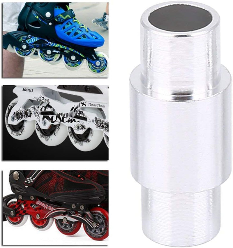 Load image into Gallery viewer, Dilwe 10 stuks wiellagers, afstandsschijven, spacer inline skates aluminium inline speed spacer voor standaard skate wielen 8 mm 6 mm assen
