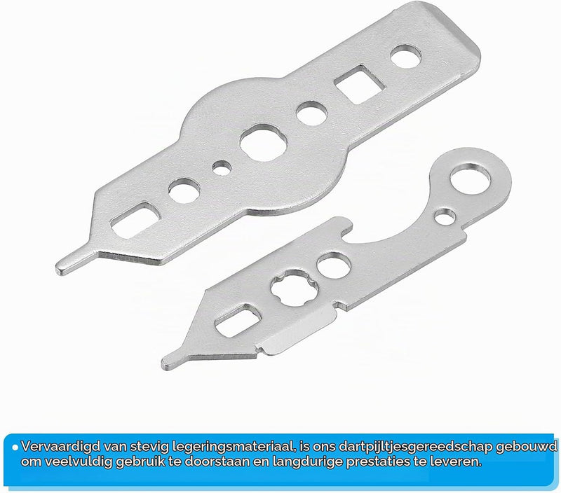 Laden Sie das Bild in Galerie -Viewer, Multifunctionele dart wrench tool kit (2 stuks) - Sleutel gereedschap voor dartpijlen - Sleutelhanger accessoire dart shaft &amp; soft tips
