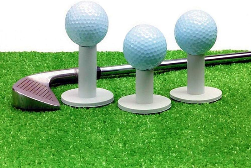 Load image into Gallery viewer, Rubberen golftees voor oefenmat in 5 maten – wit
