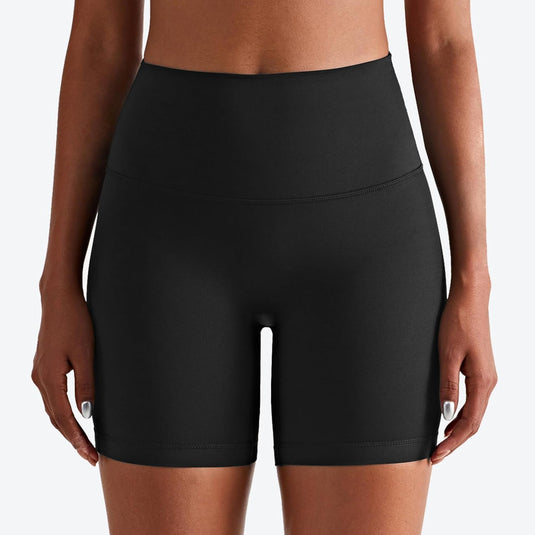 Naadloze dames sportshort high waist stretch