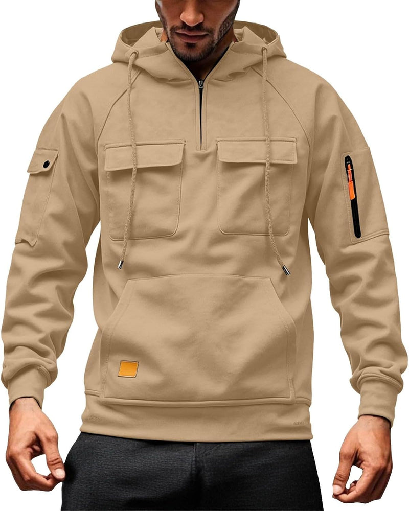 Chargez l'image dans la visionneuse de la galerie, Heren hoodie met capuchon en kangoeroezak voor de winter – sweater – capuchontrui

