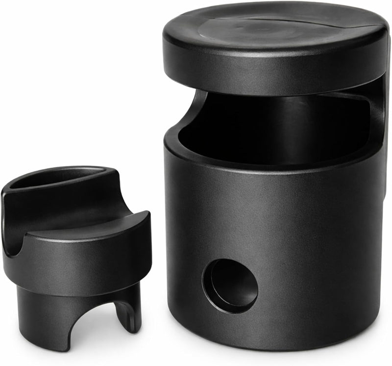 Load image into Gallery viewer, Trampoline paaldoppen 8 stuks voor palen tot 25 mm zwart – eindkappen – trampoline accessoires
