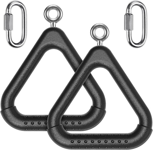 Trapeze ringen 2 stuks met karabijnhaken voor klimrek en schommel – monkey bars – speeltoestel accessoires