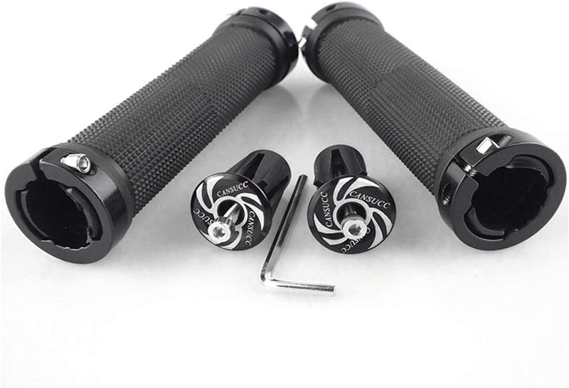 Load image into Gallery viewer, Fietshandvatten set 22 mm zwart antislip
