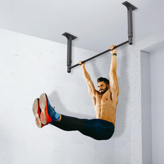 Barre de traction fixée au plafond avec système de poulie et plusieurs positions de prise – barre de traction – appareil à câble