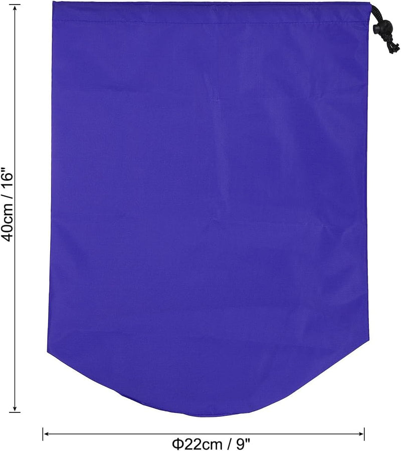 Chargez l'image dans la visionneuse de la galerie, Waterdichte opbergzak 16 x 32 cm met trekkoord zwart – stuff sack – camping accessoires
