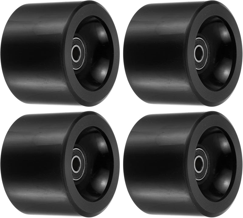Załaduj obraz do przeglądarki galerii, Longboard wielen 70 x 51 mm 78A met ABEC-9 lagers 4 stuks zwart – cruiser skateboard wielen

