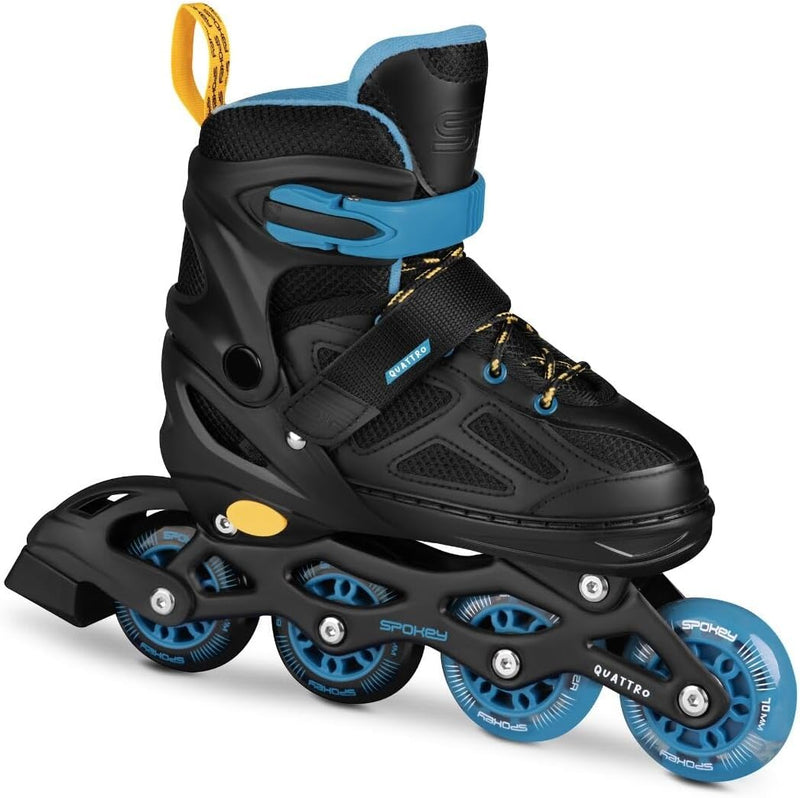 Load image into Gallery viewer, Verstelbare 4-in-1 skates voor kinderen – inline rolschaatsen triskates en schaatsen – zwart paars
