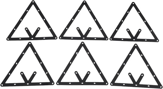 Biljart driehoek rack zwart