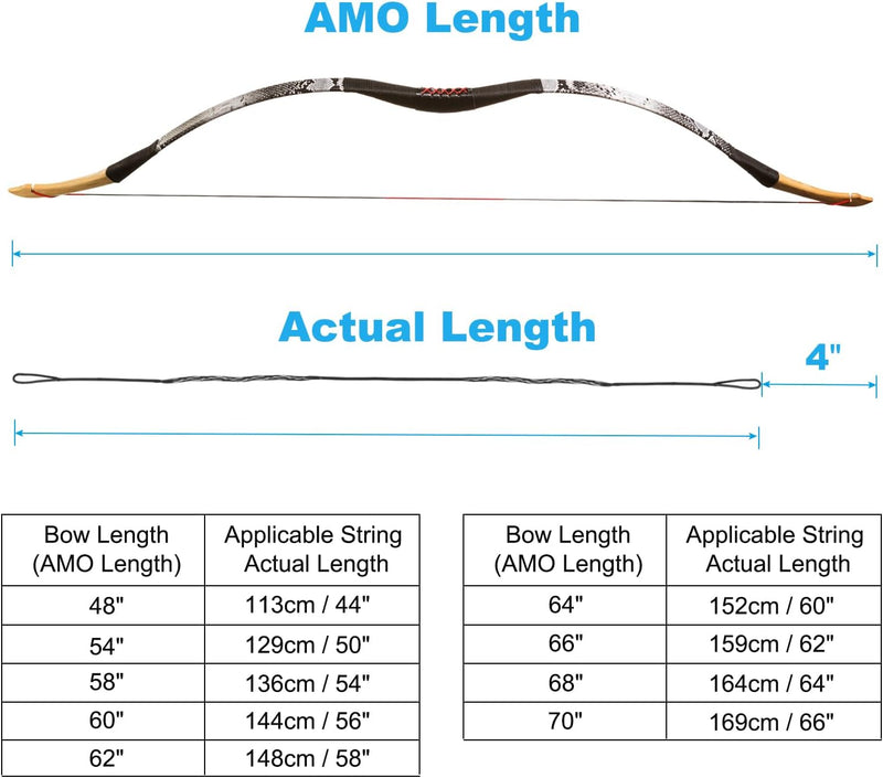 Załaduj obraz do przeglądarki galerii, Recurve boogsnaar 113,3 cm tot 50 lb – vervangende bowstring – boogschieten accessoires
