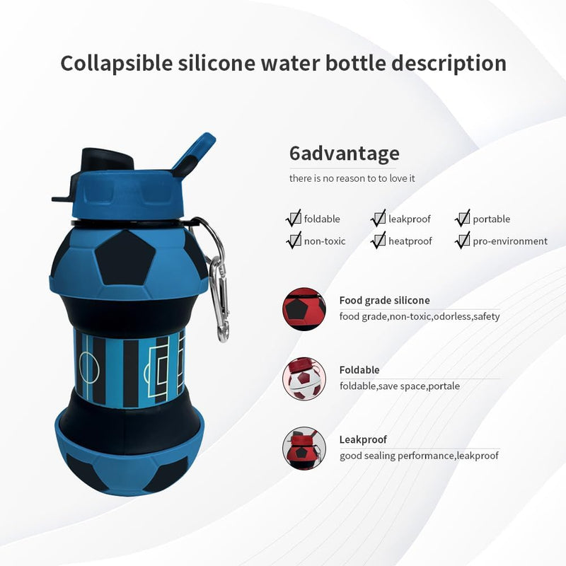 Chargez l'image dans la visionneuse de la galerie, Voetbal drinkfles met rietje 550 ml
