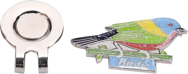 Chargez l'image dans la visionneuse de la galerie, Magnetische golfbal marker met roestvrijstalen petclip en decoratief ontwerp – balmarker – golfaccessoires
