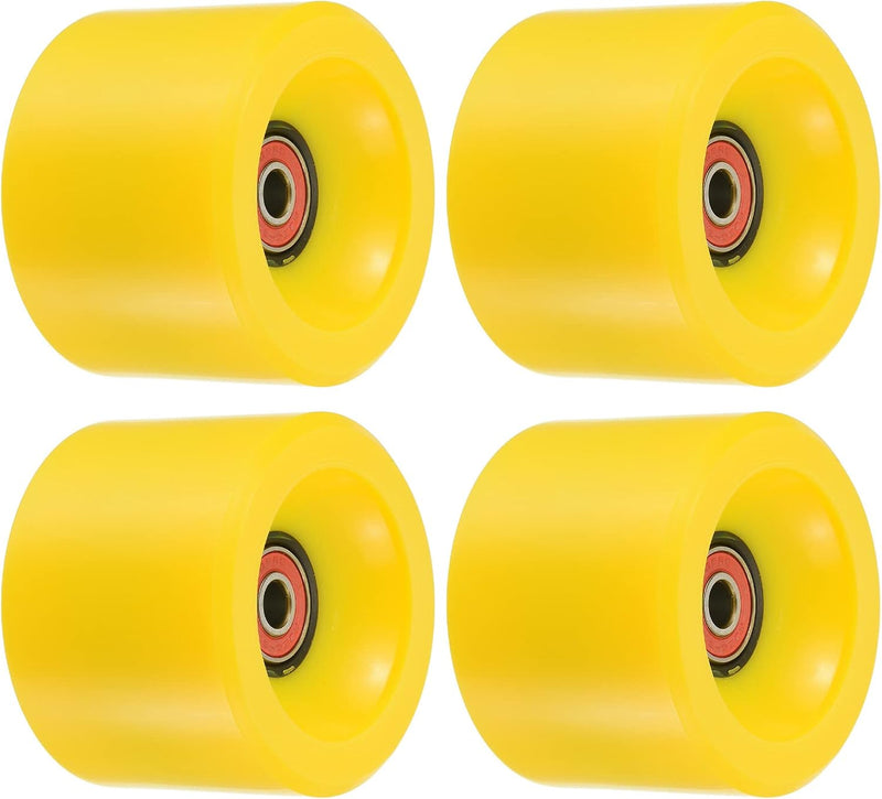 Chargez l'image dans la visionneuse de la galerie, Longboard wielen 70 x 51 mm 78A met ABEC-9 lagers 4 stuks blauw – cruiser skateboard wielen

