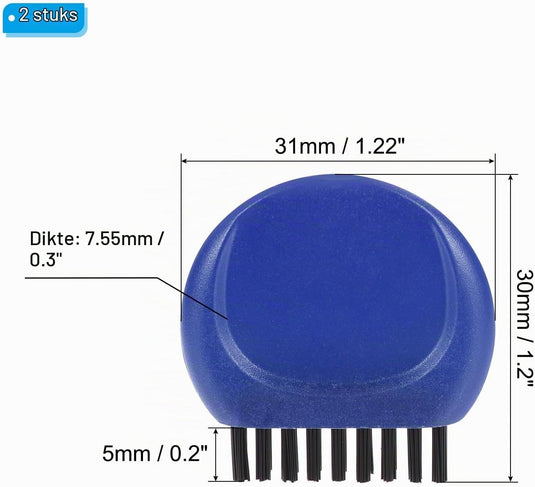 Pocket golf club groef borstel - Mini golf club cleaner - Golfbal en schoenen reiniger