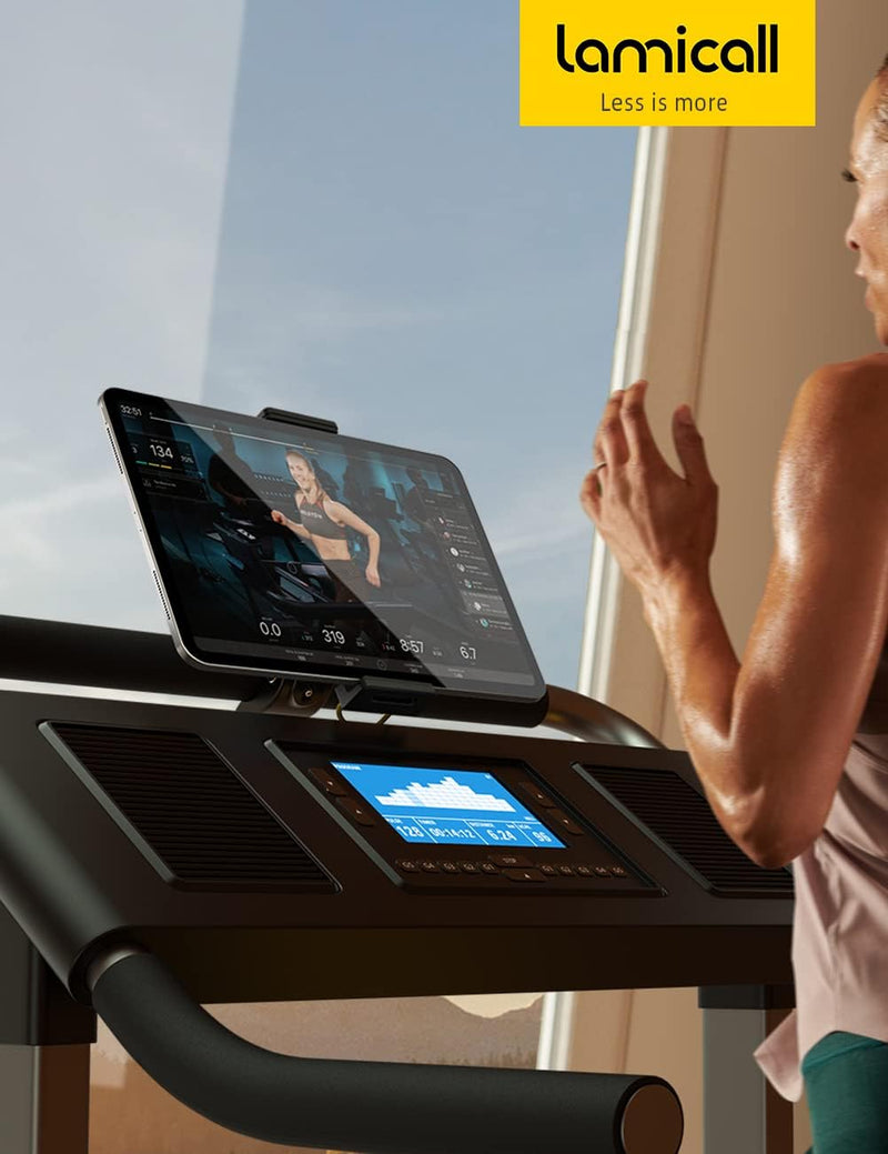 Laad afbeelding in Galerijviewer, Lamicall Hometrainer Tablethouder, Loopband Hometrainer Tablethouder - Verstelbare Stuurbeugel voor Binnen voor iPad Pro 9.7, 10.5, 12.9, Air mini 2 3 4, iPhone, Samsung Tab, andere 4.7-13" tablets
