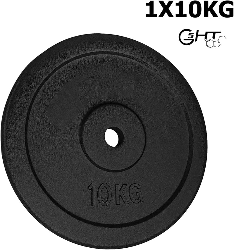 Laad afbeelding in Galerijviewer, G5 HT SPORT Halterschijven van gietijzer, gatdiameter: 25 mm, voor sportschool en thuisgymnastiek, 0,5 tot 20 kg, voor halters en lange halters
