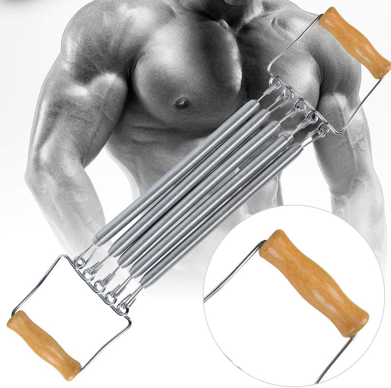 Load image into Gallery viewer, Borstexpander met 5 veren voor krachttraining thuis
