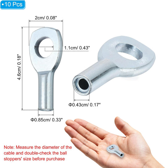 Kabelstoppers 10 stuks voor fitness kabelmachines – kabel stop onderdelen – fitnessapparatuur accessoires