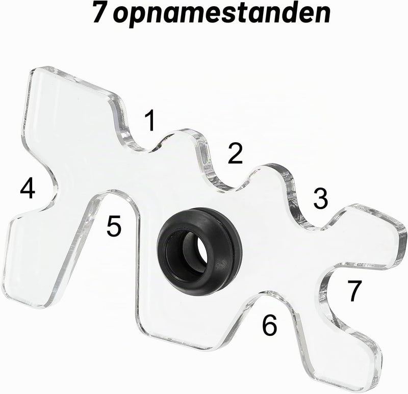Laden Sie das Bild in Galerie -Viewer, Biljart brugkop 115 x 60 mm van acryl transparant – keu brug – biljart accessoires
